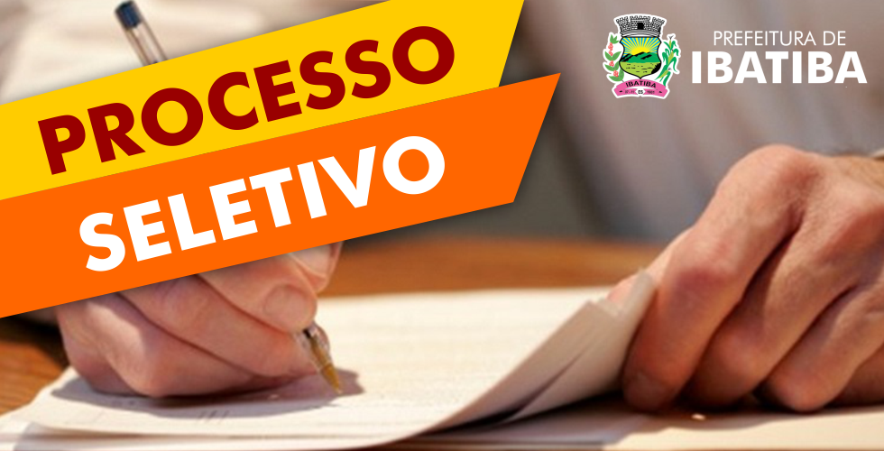 Processo Seletivo em Ibatiba para vagas nas áreas de Assistência Social e de Saúde